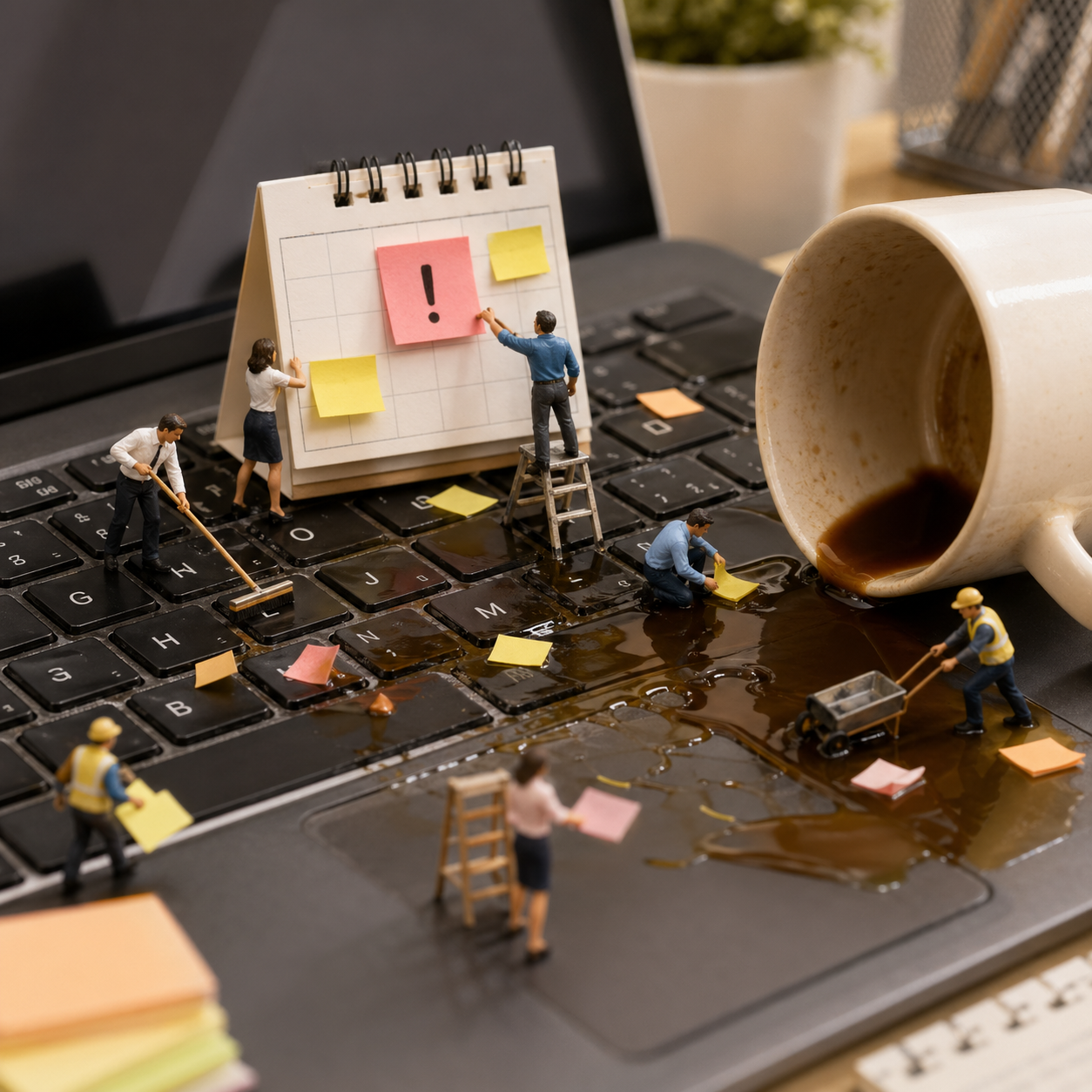 Tiny Office Disaster Diorama preview