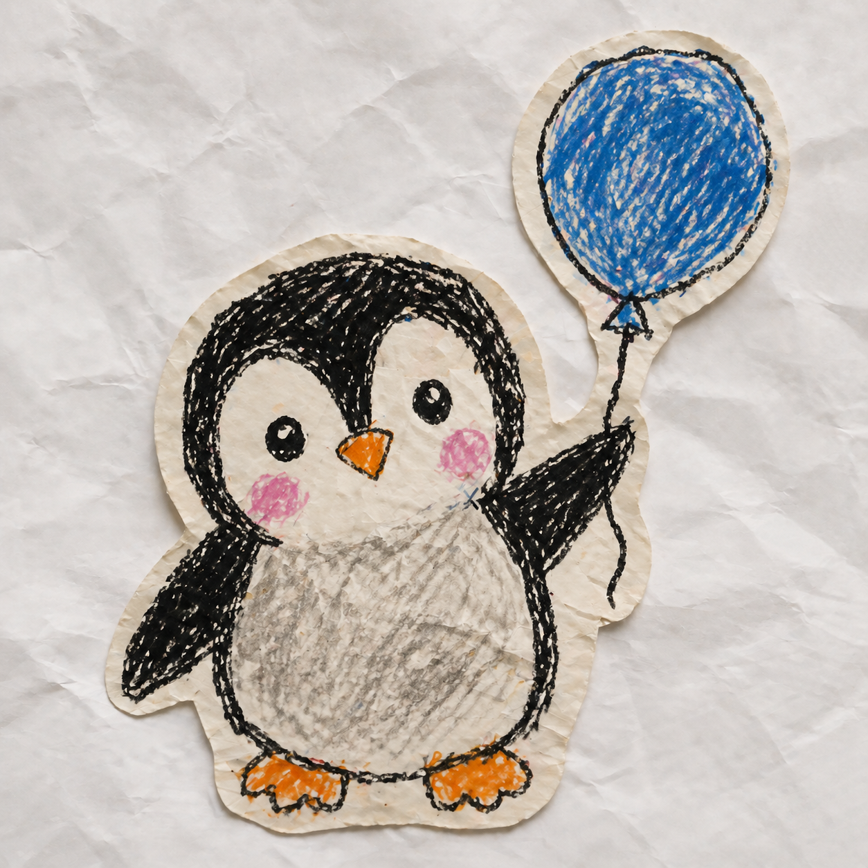 Penguin, Kindergarten Art preview
