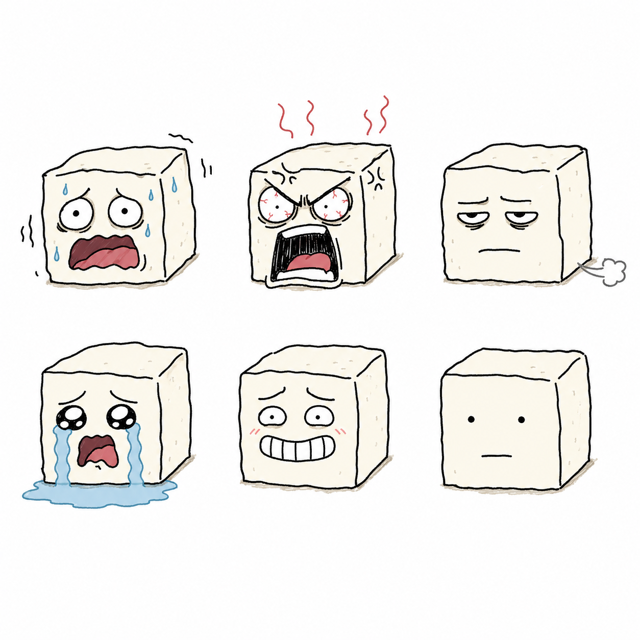 Reaction Meme Set Tofu preview